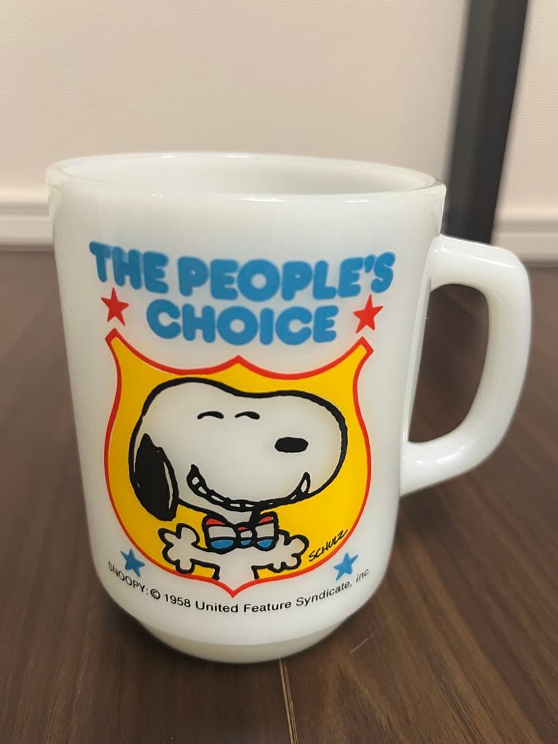 【希少】1980年　ファイヤーキング　スヌーピー　マグカップ4個セット