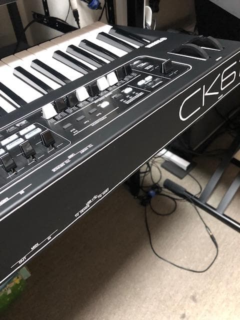 YAMAHA シンセサイザーCK61・純正ケース付き
