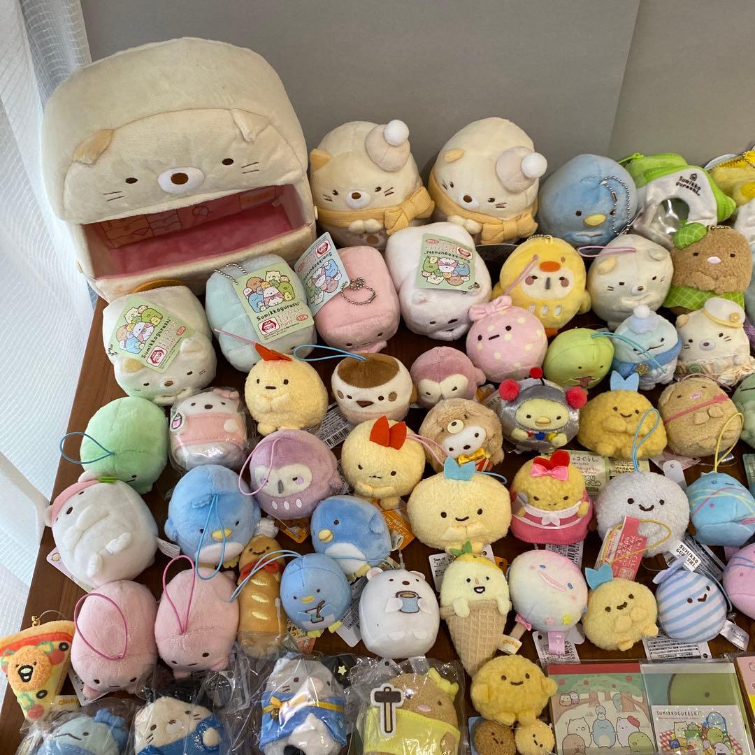 【新品タグ付】　すみっコぐらし　てのりぬいぐるみ　まとめ売り　100点以上