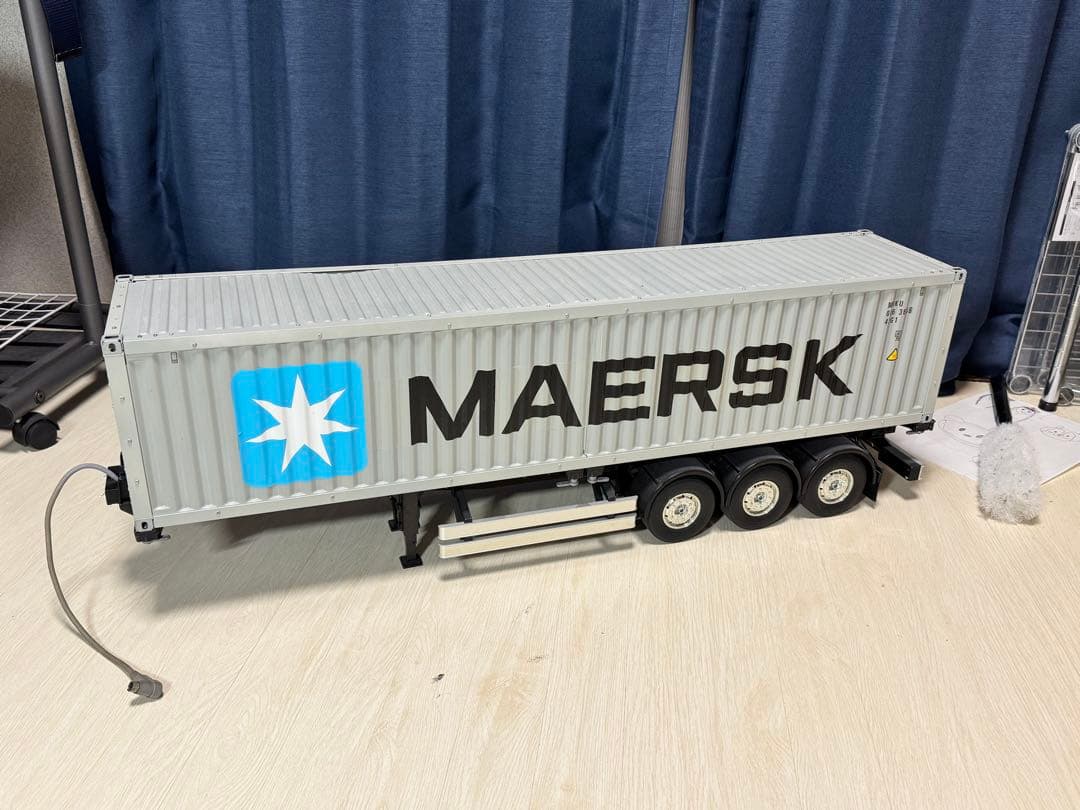 タミヤ 1/14 MAERSKコンテナトレーラー