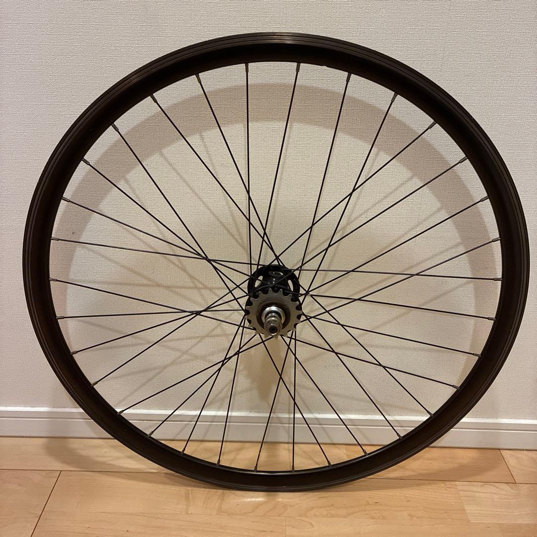 【純正パーツ】FUJI FEATHER フロント・リアホイールセット（ブラック）