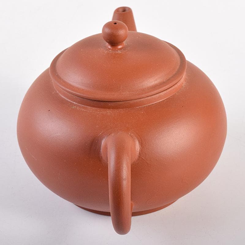 中国　紫砂　朱泥　急須　茶壷　在銘　C　R7847