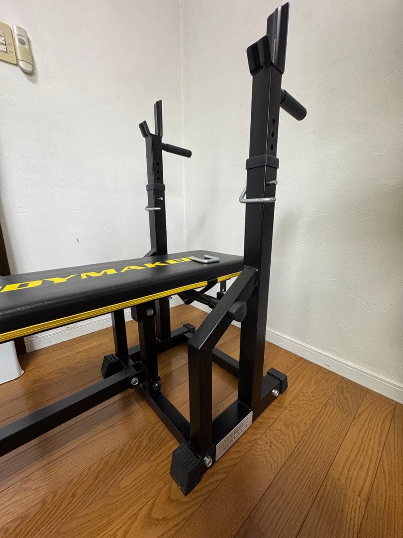 BODYMAKER バーベル85キロ　ベンチセット