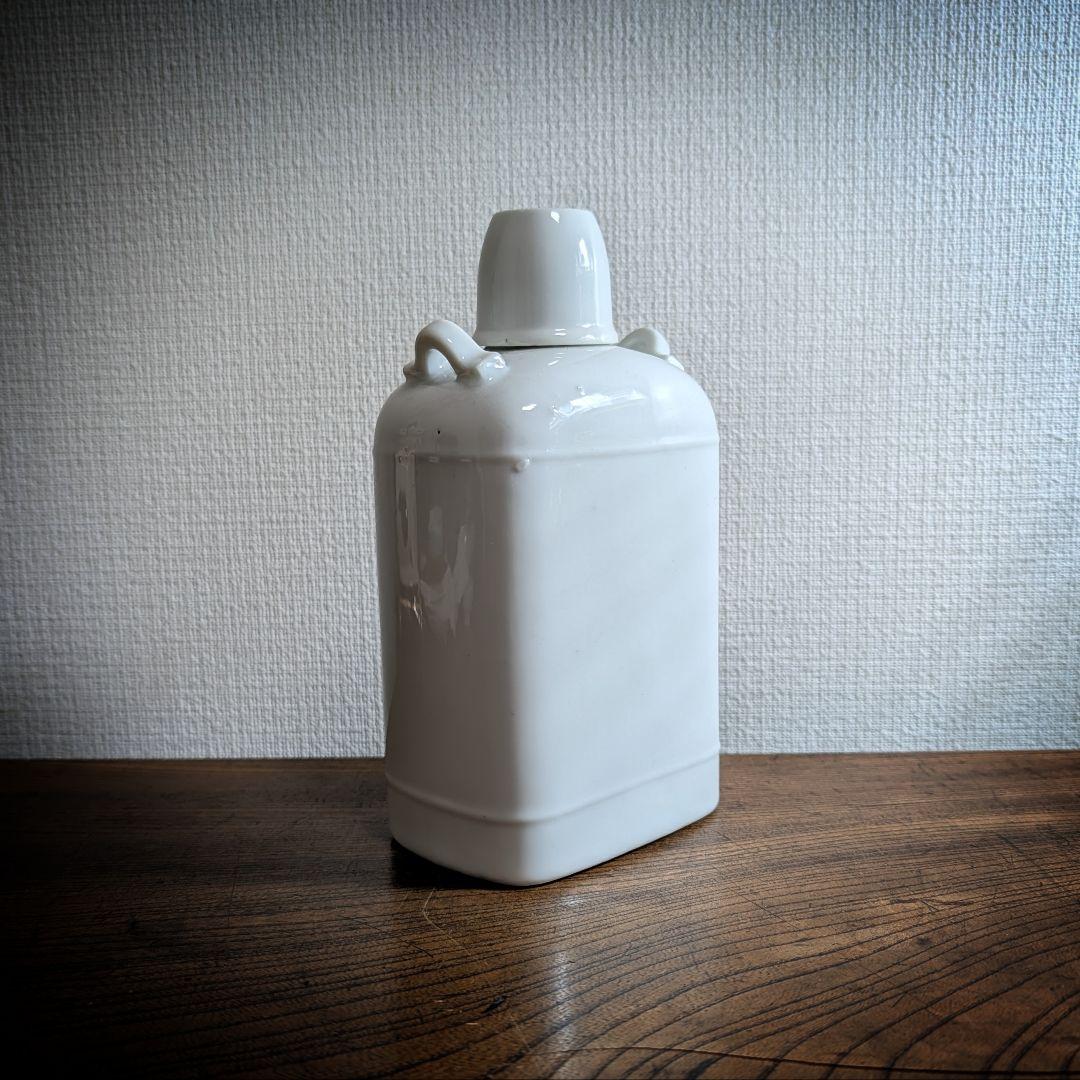 ​【希少】戦前 陶製水筒 国民水筒 当時物 アンティーク 戦時資料　カルピス