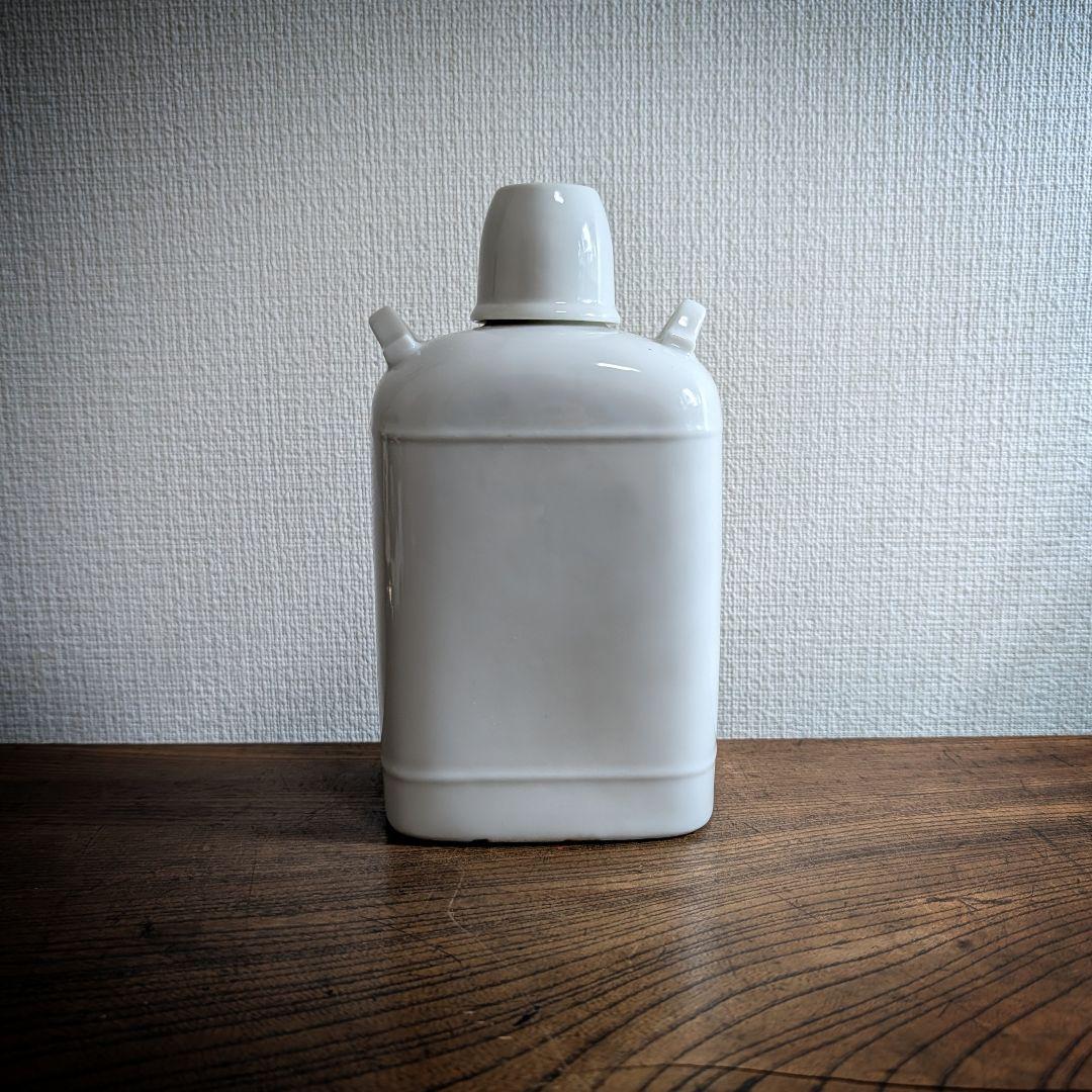 ​【希少】戦前 陶製水筒 国民水筒 当時物 アンティーク 戦時資料　カルピス