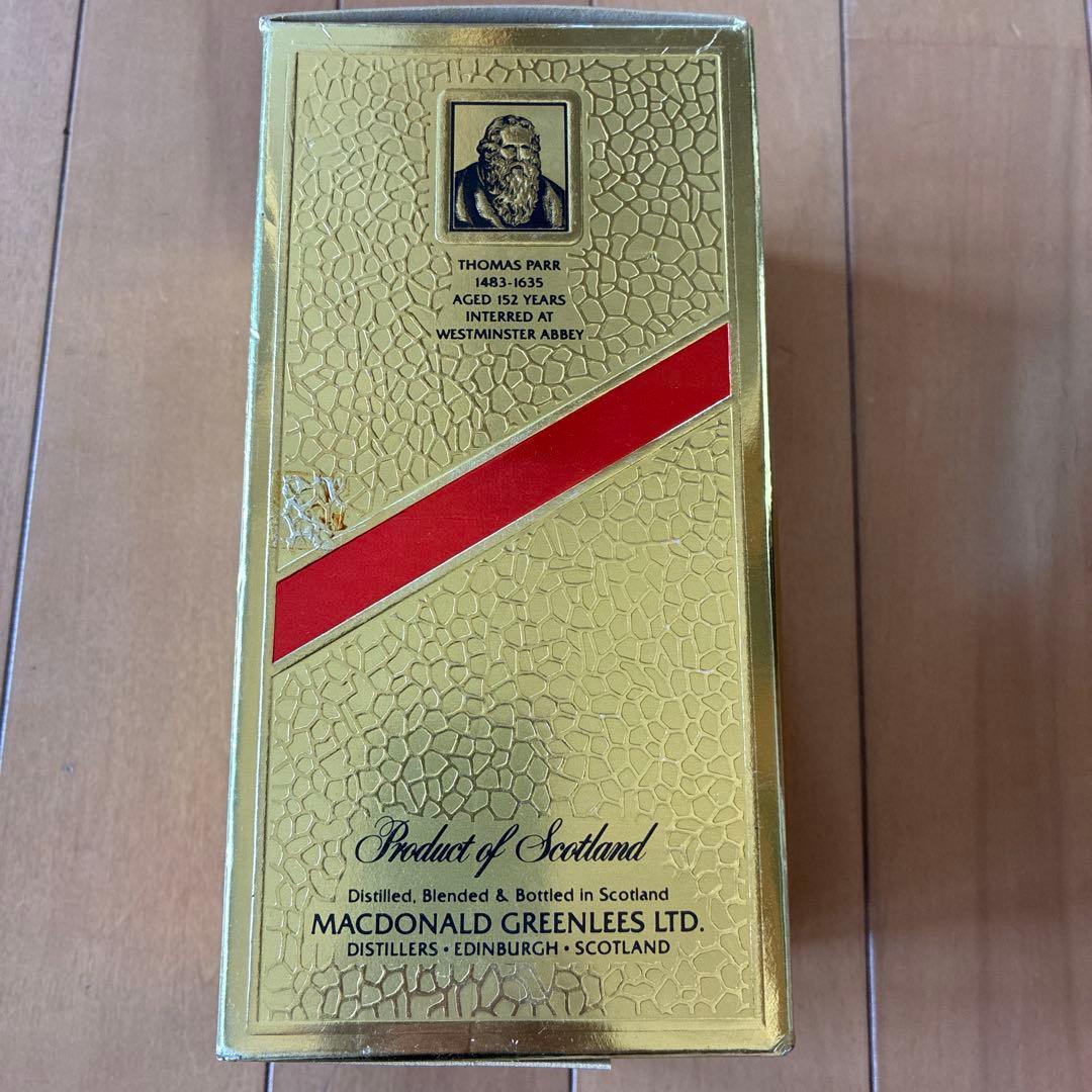 Old Parr 12年スコッチウイスキー　特級従価 43%