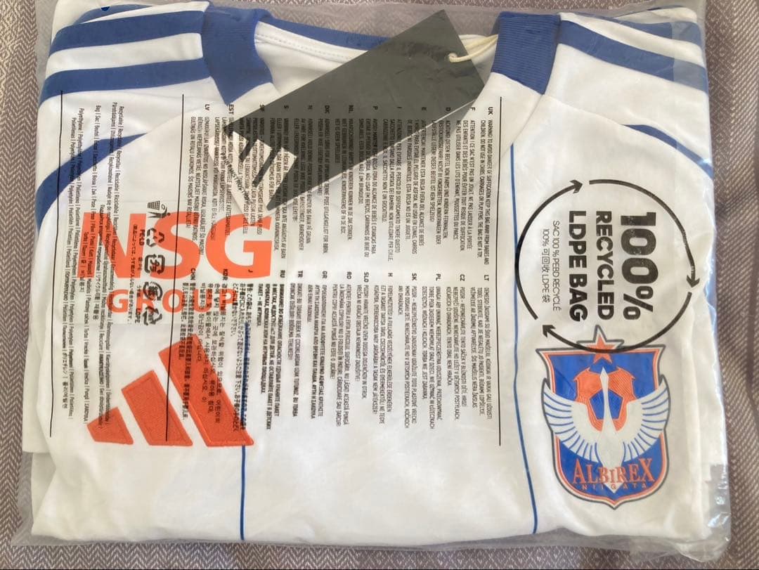 【大幅値下げ！】アルビレックス新潟 2025 ユニフォーム 2nd adidas