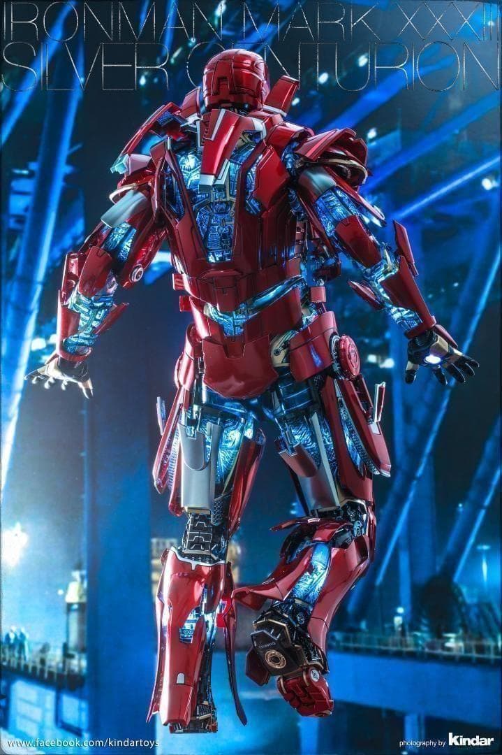 新品 ホットトイズ アイアンマン シルバーセンチュリオン アーマースーツアップ版