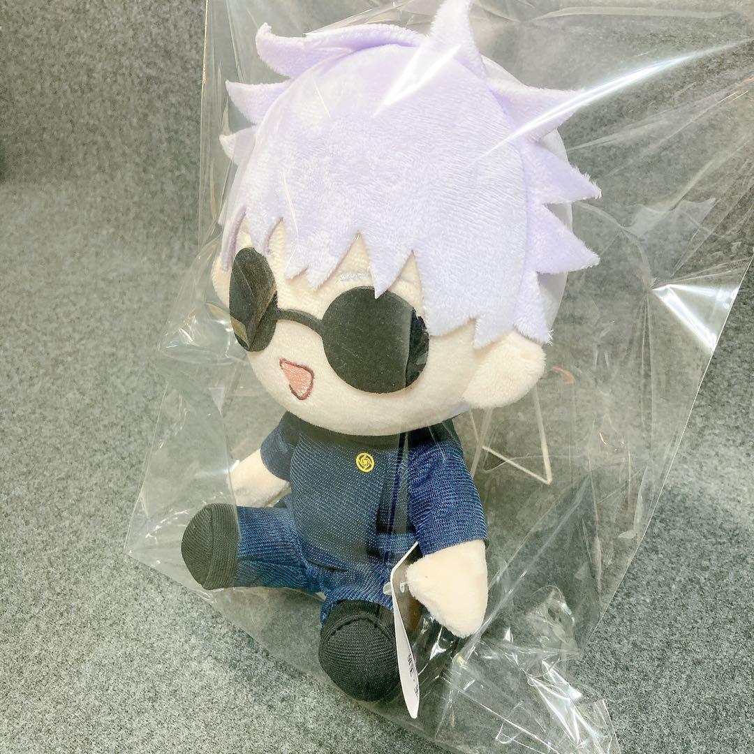 ① タグ付き 呪術廻戦 懐玉・玉折 おすわりぬいぐるみ vol.1 五条悟