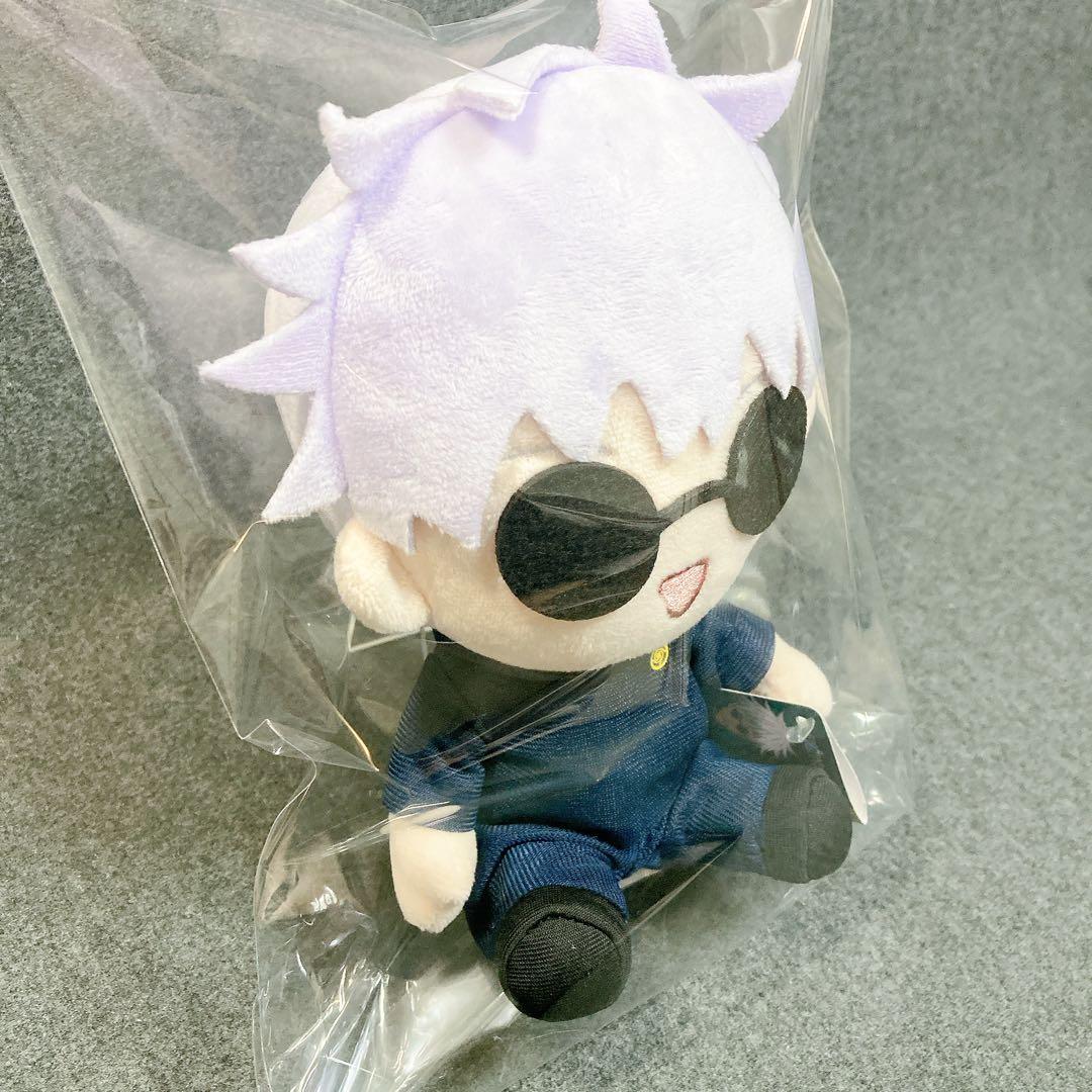 ① タグ付き 呪術廻戦 懐玉・玉折 おすわりぬいぐるみ vol.1 五条悟