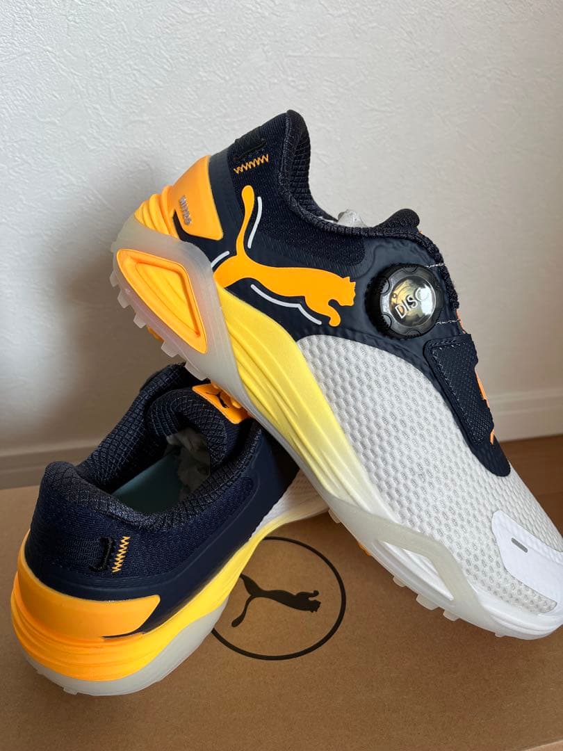 PUMA シャドウキャット ニトロ ディスク スパイクレス シューズ　オレンジ