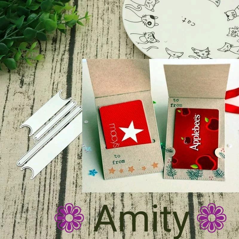 新品　ギフトカード　カッティングダイ