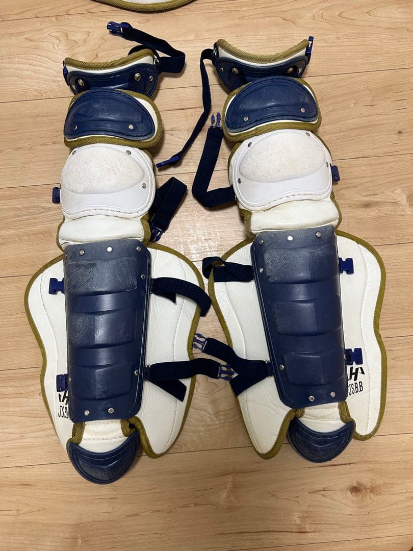 JH キャッチャー用プロテクターセット ネイビー/ホワイト