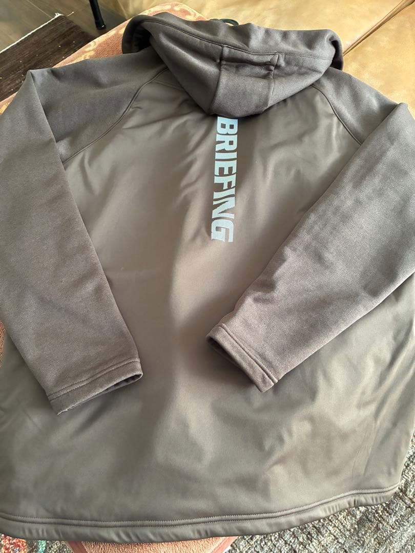 BRIEFING フード付きパーカージャケット　ブラウン