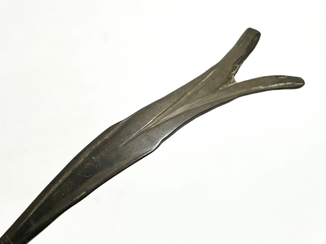 #1韓国骨董　アンティーク　高麗匙　砂張　佐波理　古銅　スプーン　スッカラ　灰匙