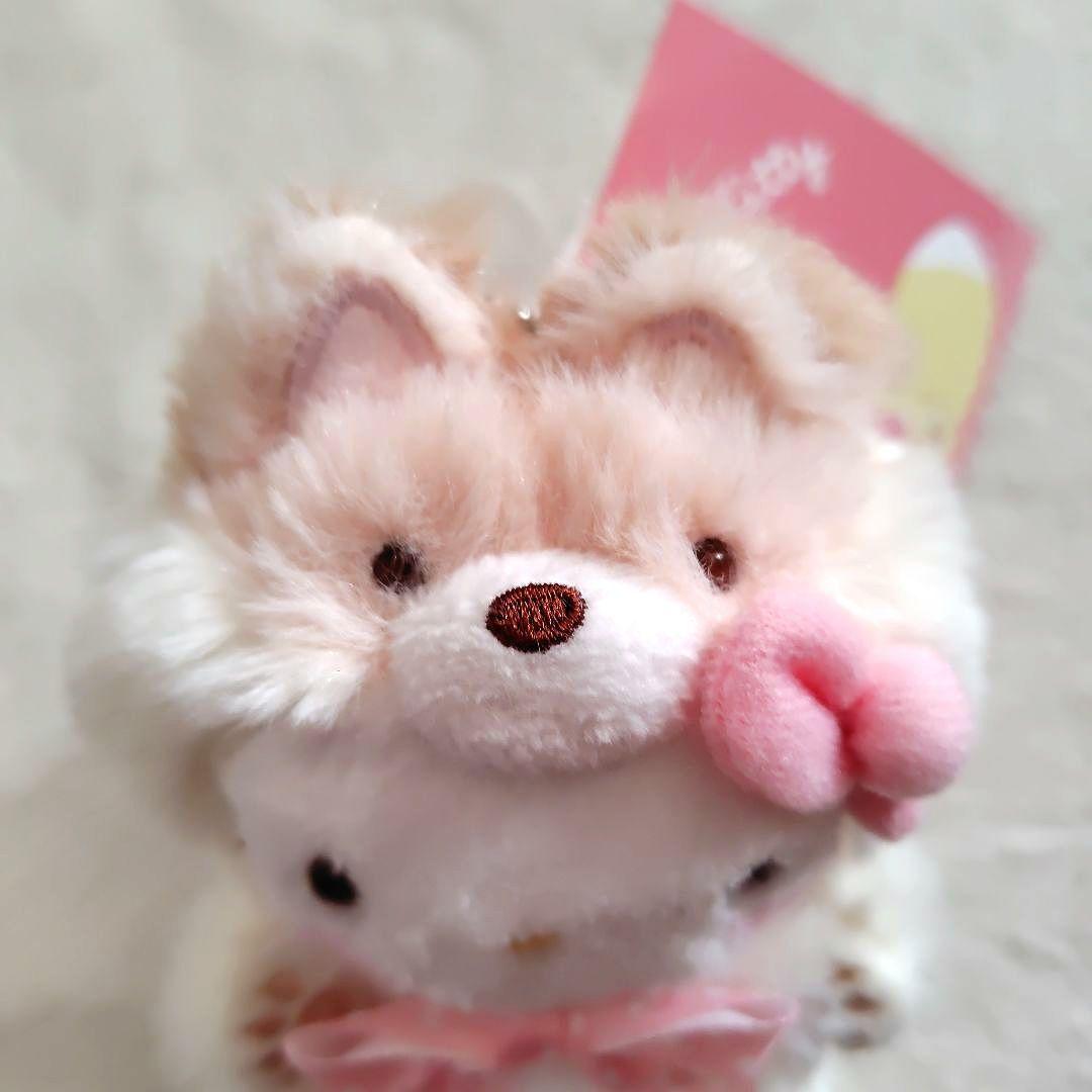 北海道限定 サンリオ ハローキティ キタキツネ キツネ マスコット ぬいぐるみ