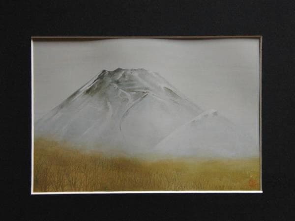 中島千波、不二、超希少額装用画、新品額装付