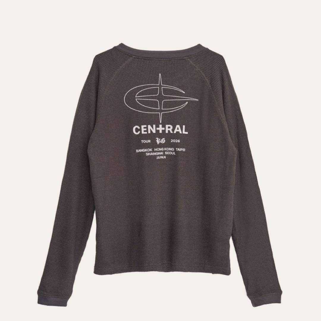 【新品未使用】CEN+RAL WUFFLE L/S TEE [チャコール]
