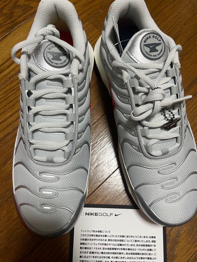 NIKE ナイキ　ゴルフ　エアマックスプラス　G NRG 27.0cm シルバー