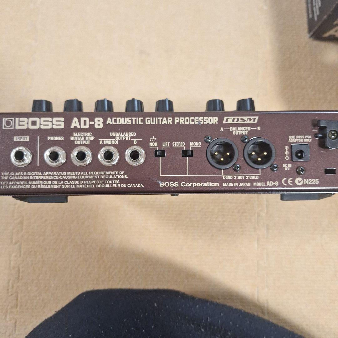 ■BOSS AD-8■ステージ用アコースティック・ギター・プロセッサー■元箱付■