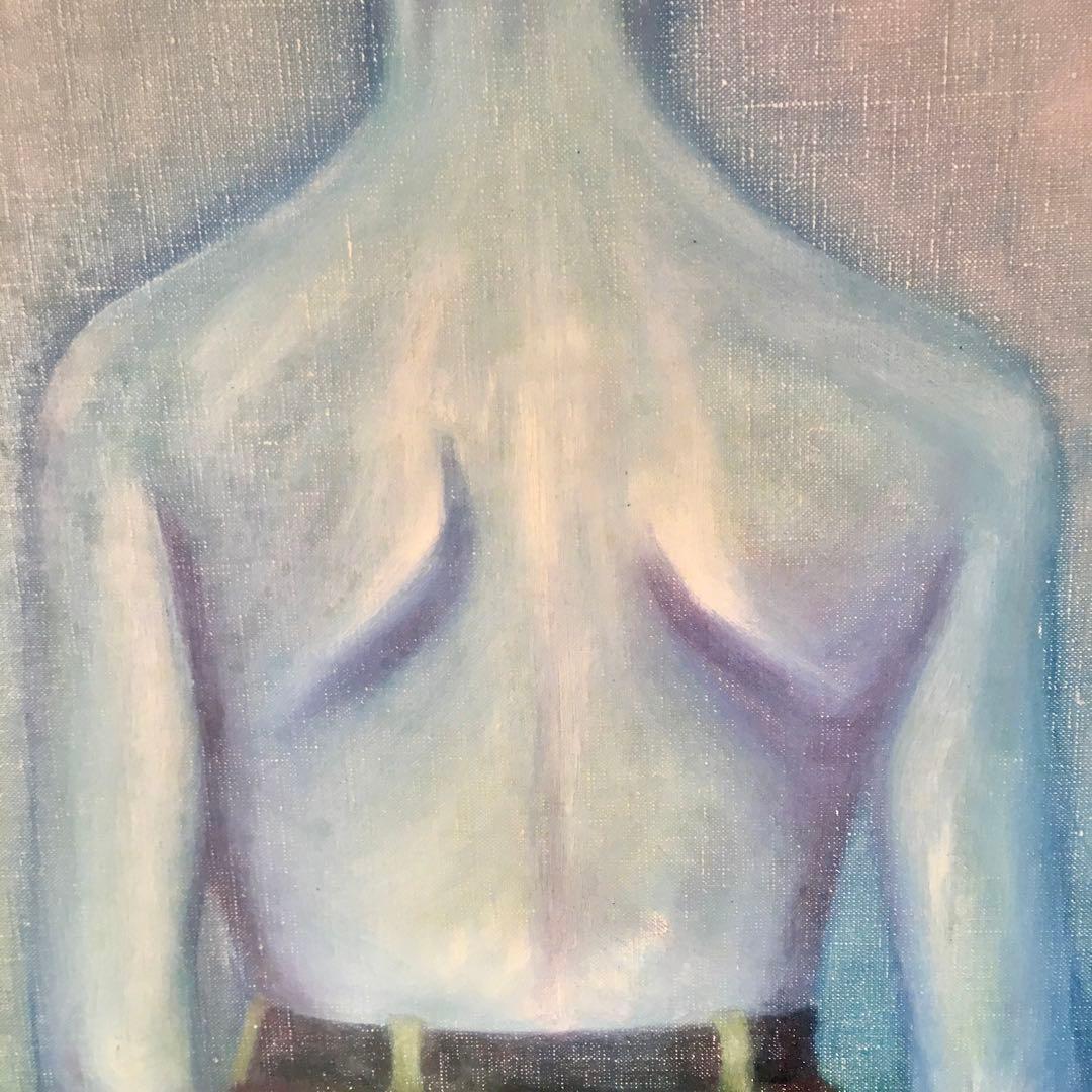 1992年 山田勇男 絵画作品 【うす青いろの羽根が生えるよ】ヤマヴィカ