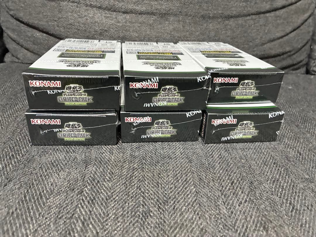 遊戯王 LIMITED PACK SHOP EDITION 6BOX