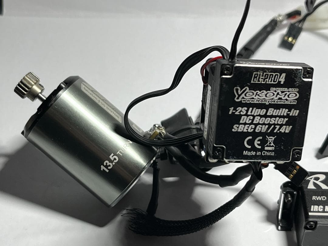 1/10 電動RC用メカ一式 アンプ・モーター・サーボ・ジャイロ・Wi-fi