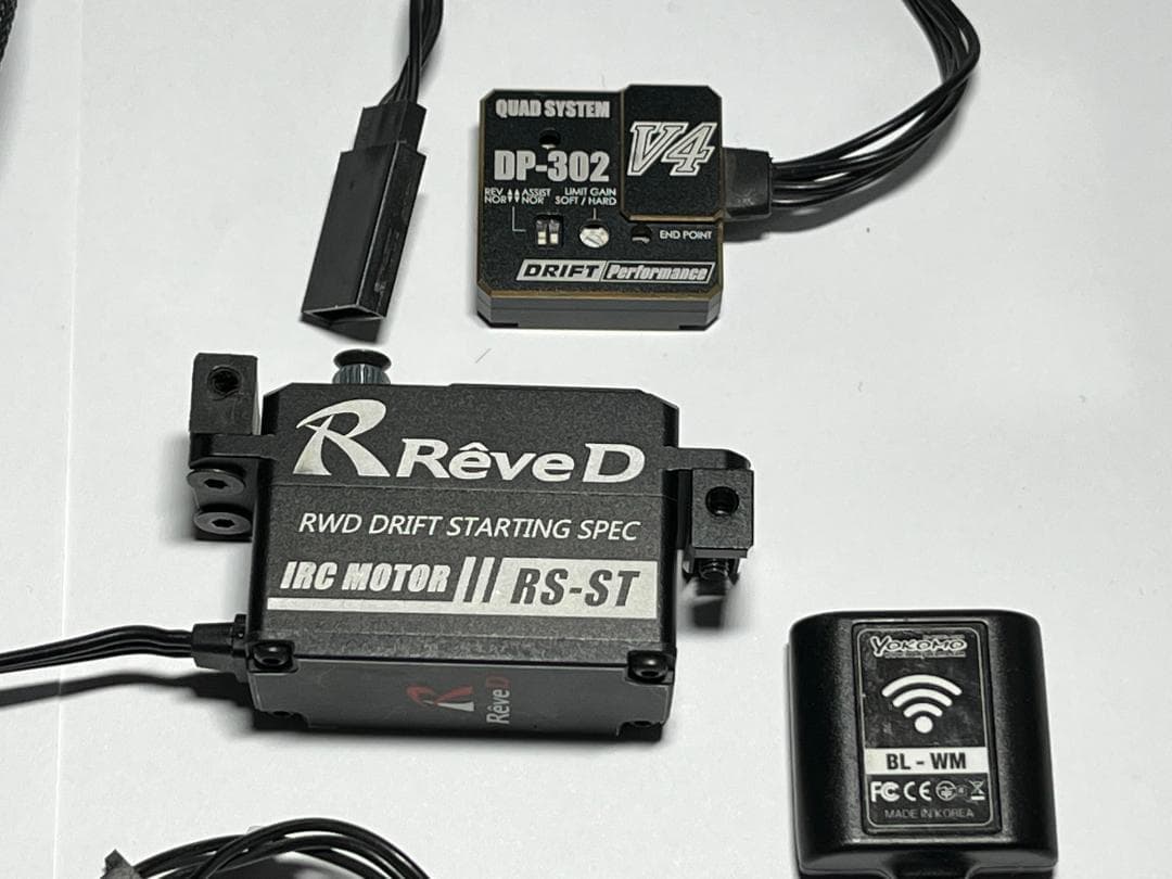 1/10 電動RC用メカ一式 アンプ・モーター・サーボ・ジャイロ・Wi-fi