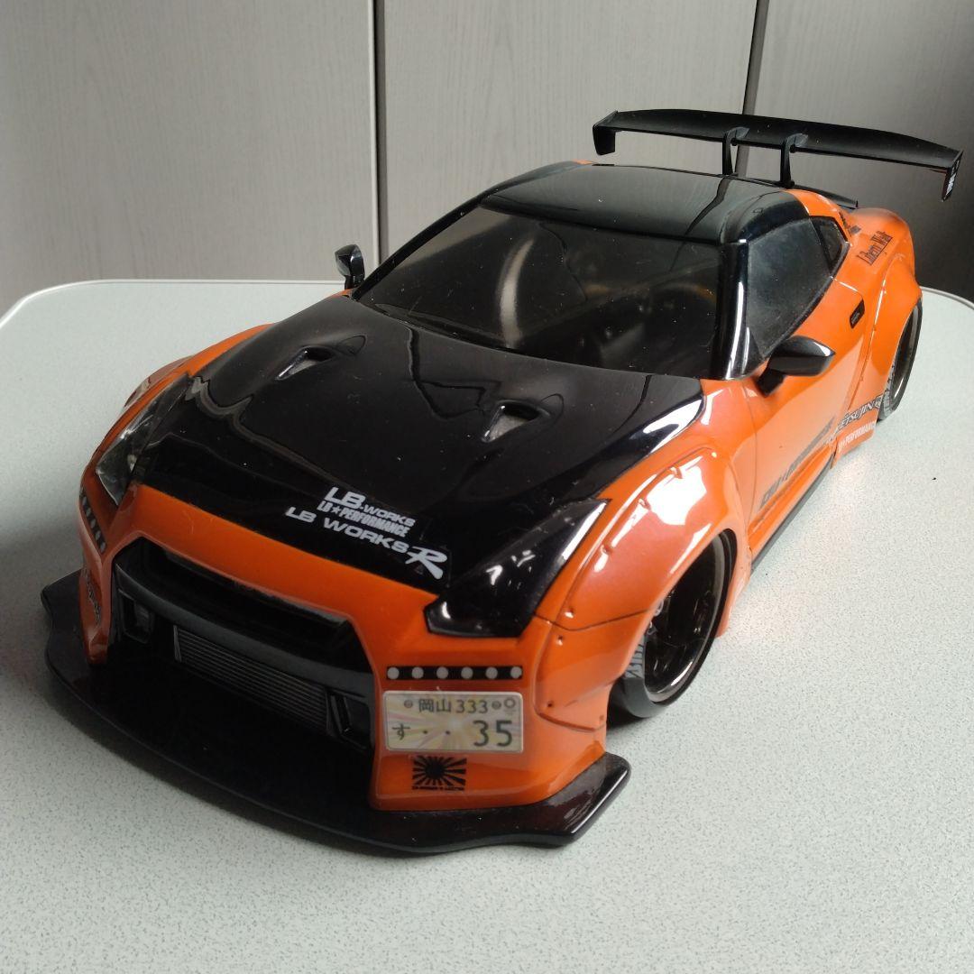 オレンジ ブラック GT-R ドリフトカー