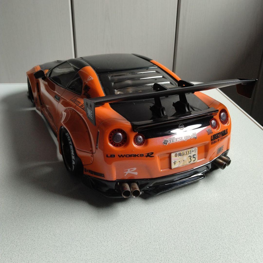 オレンジ ブラック GT-R ドリフトカー