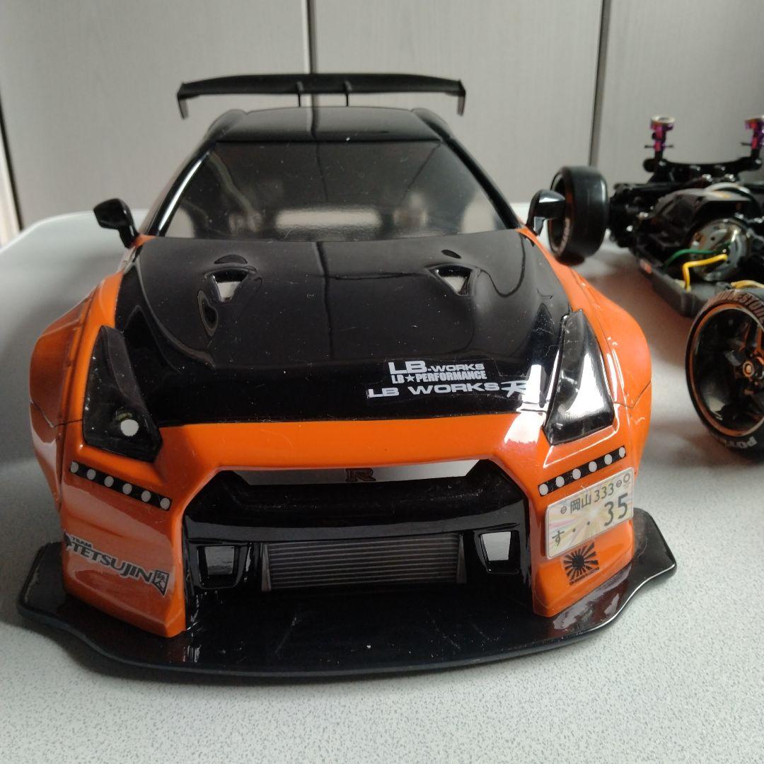 オレンジ ブラック GT-R ドリフトカー