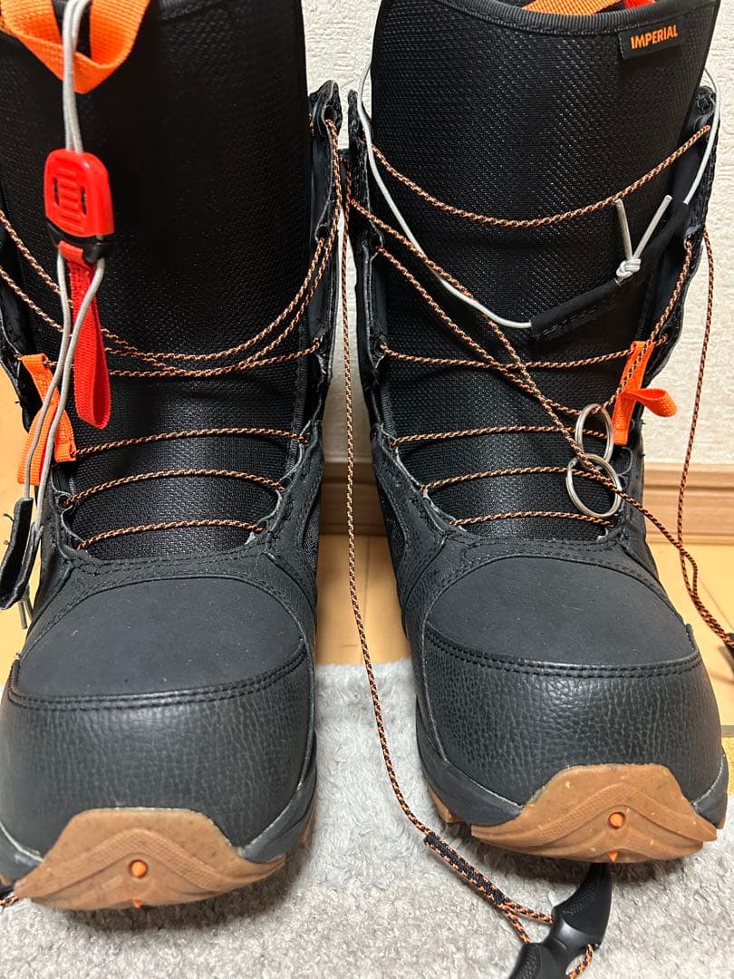 BURTON IMPERIAL ASIAN FIT 29㎝　ブラック　オレンジ