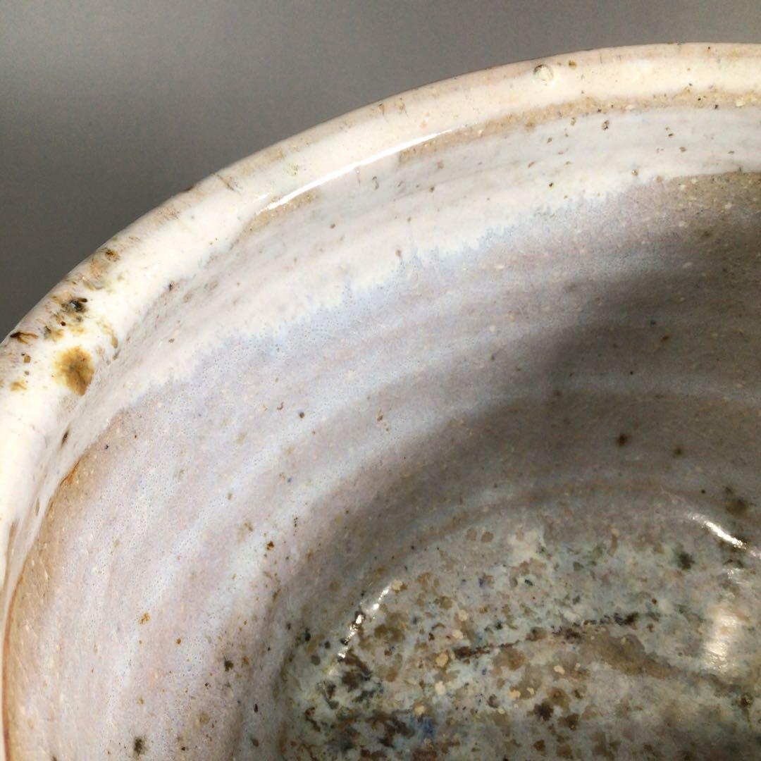 Ｐ６５７　水指　『萩焼』『吉田仙萩造』『平水指』　共箱　茶道具