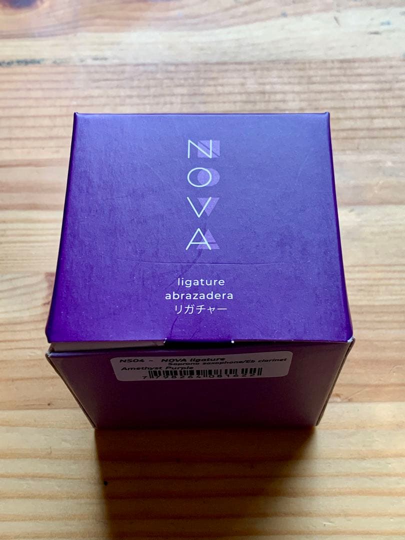 な*ん様 ソプラノサックス bambu NOVA ligature アメジストパ