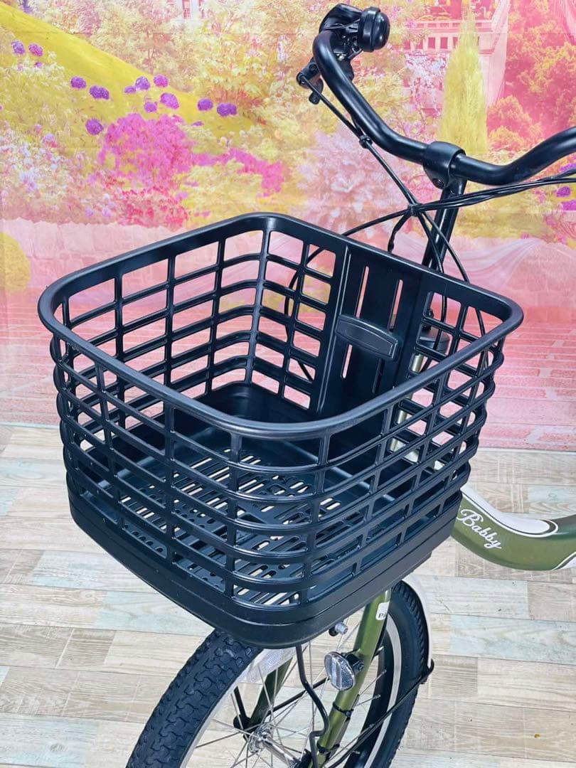 K2306 [大容量12.3Ah]電動自転車ヤマハ子供乗せ 20インチグリーン