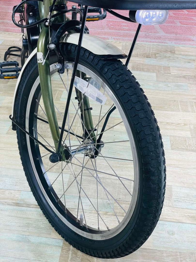 K2306 [大容量12.3Ah]電動自転車ヤマハ子供乗せ 20インチグリーン