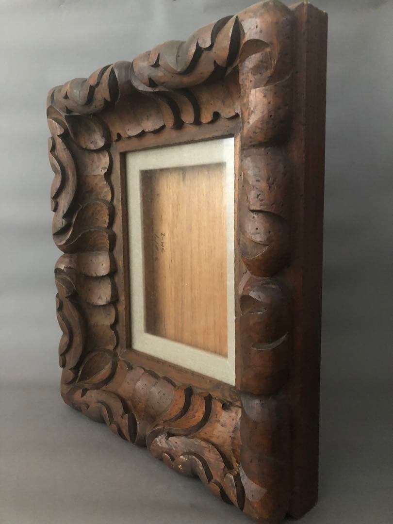 1号　木製額縁　一度使用した形跡あり