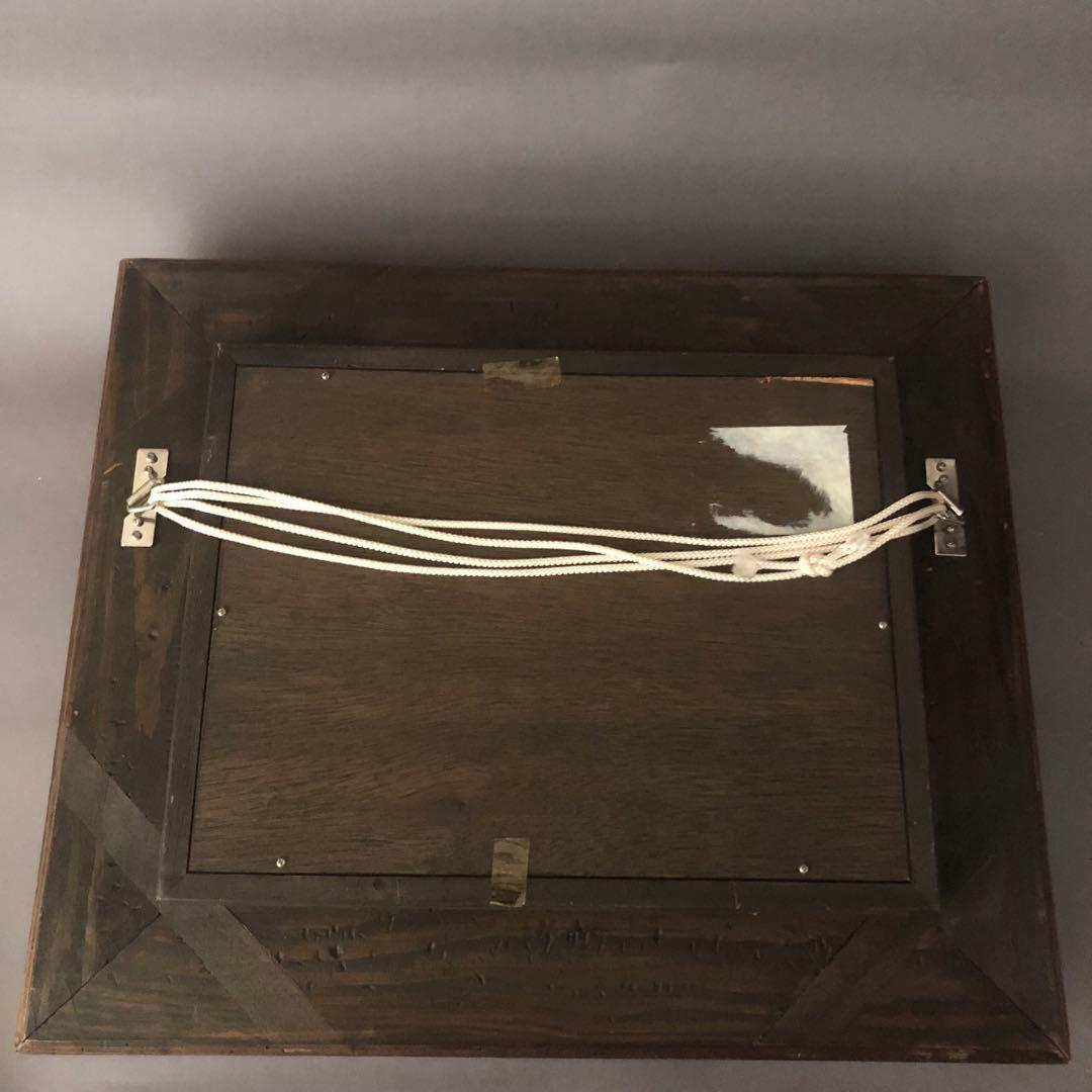 1号　木製額縁　一度使用した形跡あり