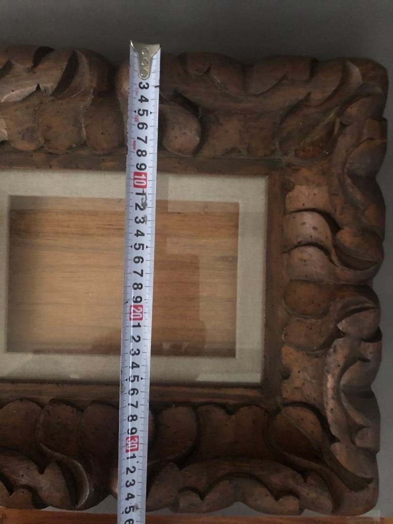 1号　木製額縁　一度使用した形跡あり