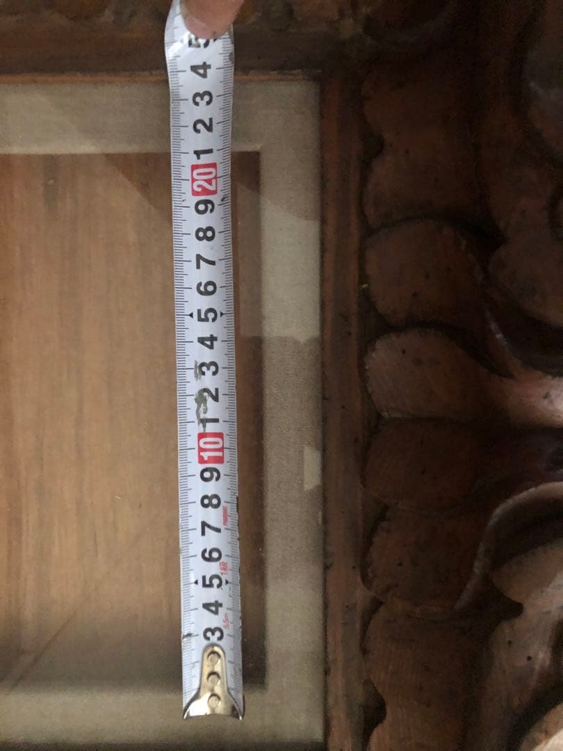 1号　木製額縁　一度使用した形跡あり