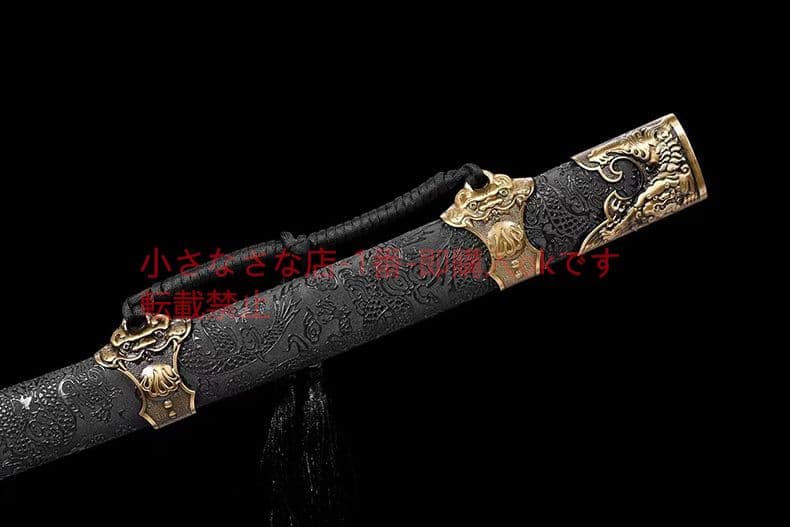 春の河東獅子のほえる刺繍をする 古兵器 武具　刀装具　日本刀　模造刀 居合刀