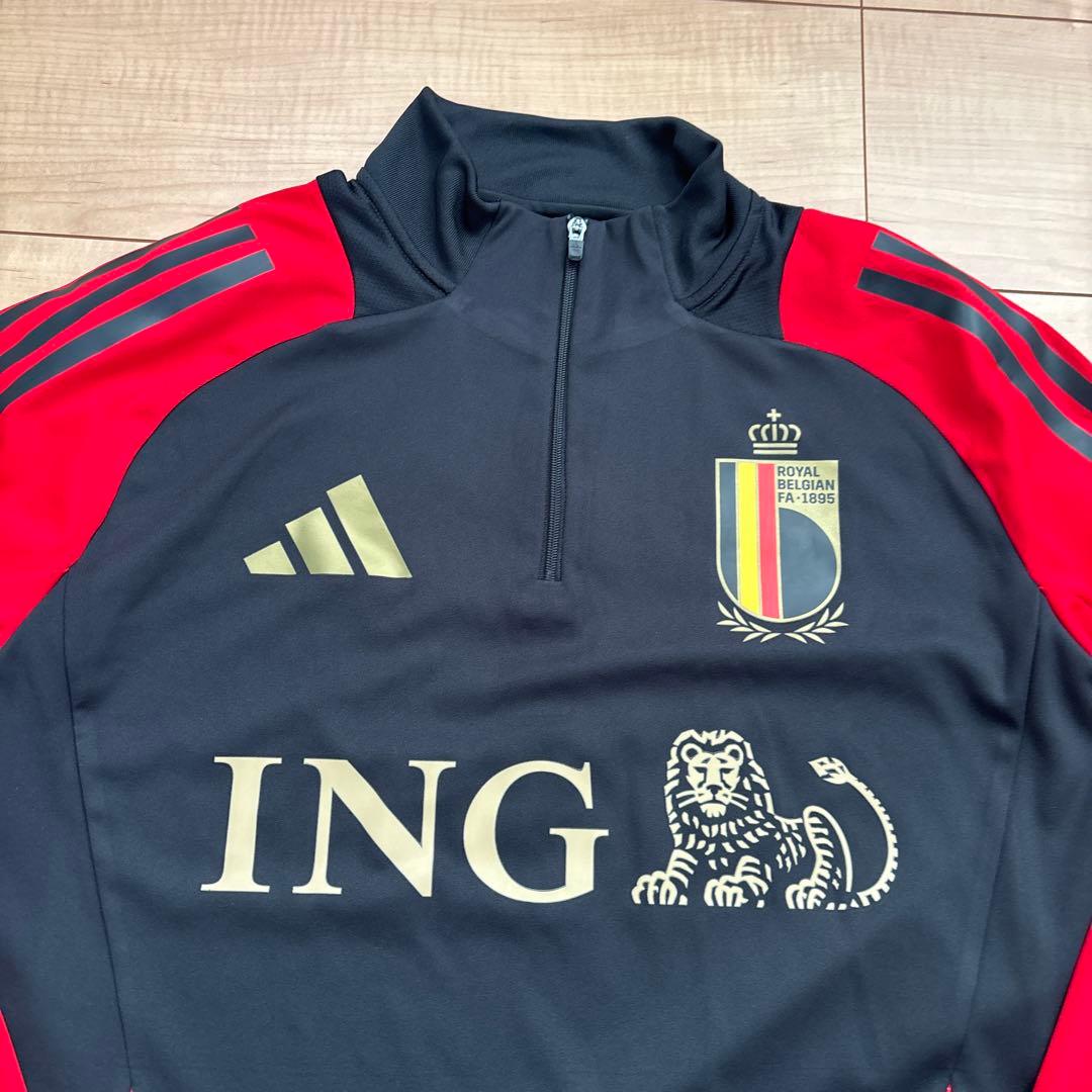 最終価格　adidas ベルギー代表ジャージ Mサイズ　フルスポンサー