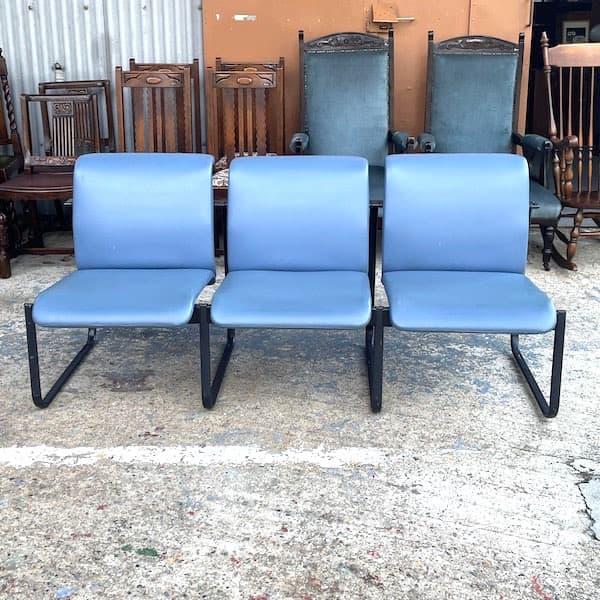 ハーマンミラー　３連ロビーチェア　ベンチ　herman miller ビンテージ