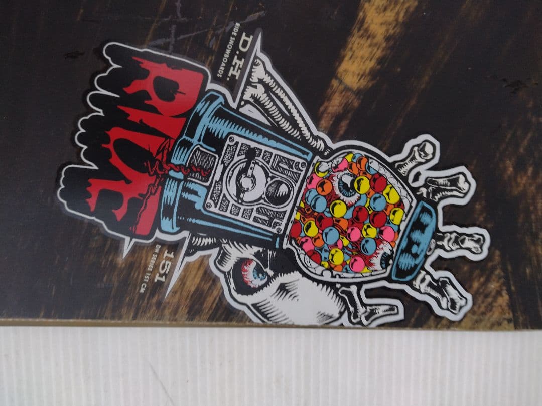 RIDE☓BURTON スノーボード BURTONケース付き3点セット