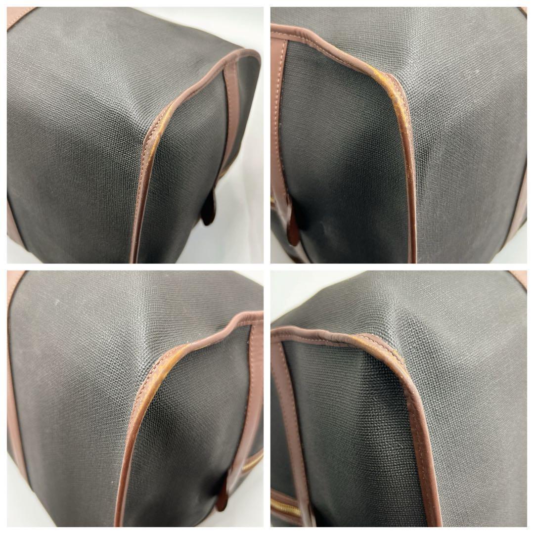 dunhill PVC×レザーボストンバッグ 大容量旅行 50cm英国クラシック