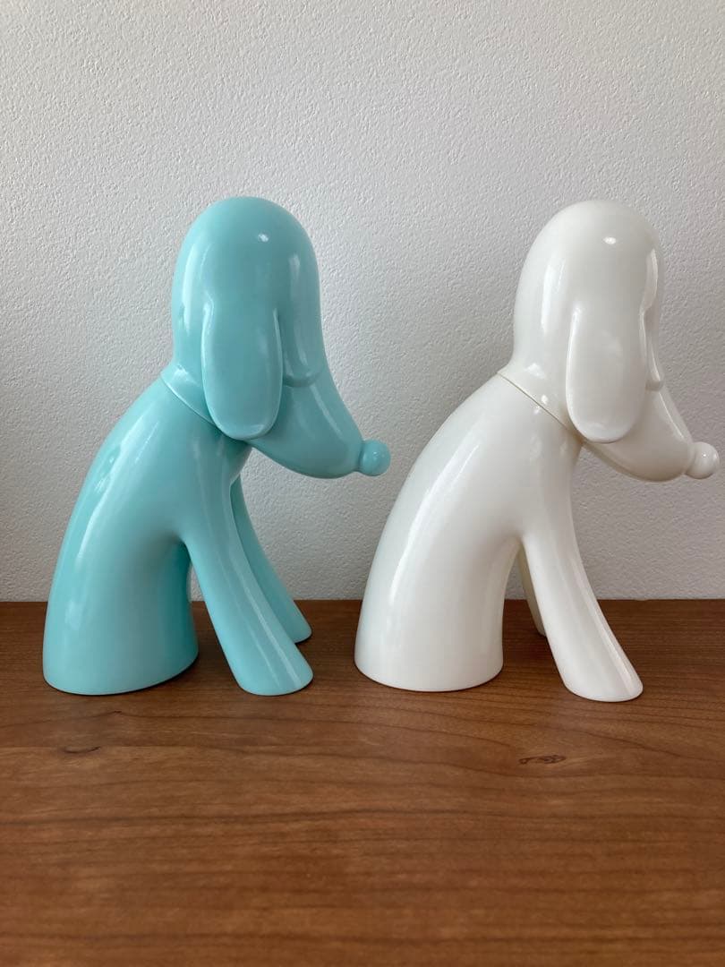 あ*れ様 奈良美智 青森県立美術館 リンデン あおもり犬貯金箱 （白・水色）