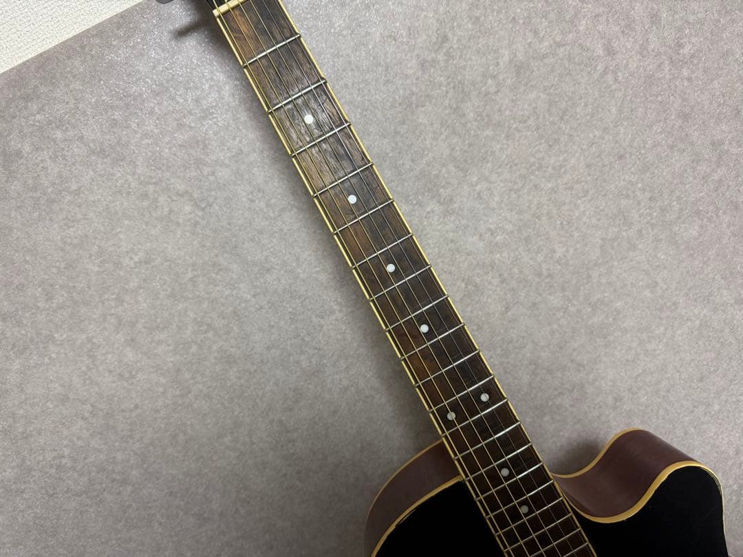 エレアコ Fホール 塗装 詳細不明 ブラック アコースティックギター