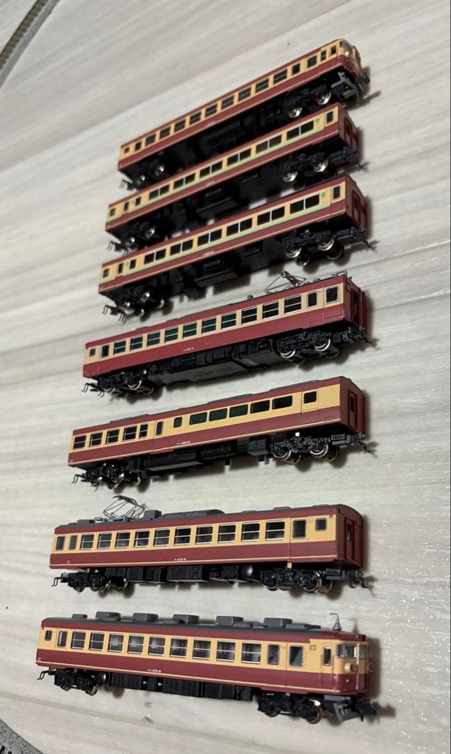 KATO 475系 6両増結セット+456系(動力車)