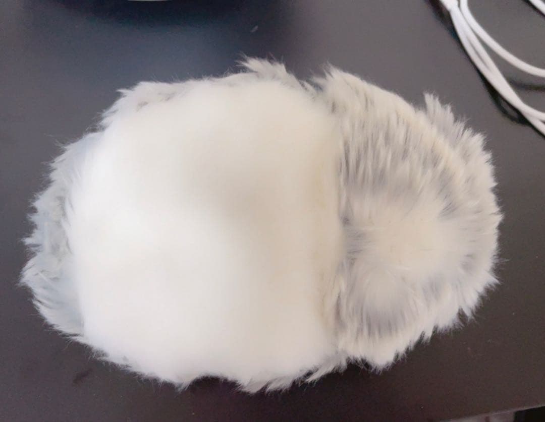 Moflin シルバー ぬいぐるみ本体 充電器　可愛い衣装付き