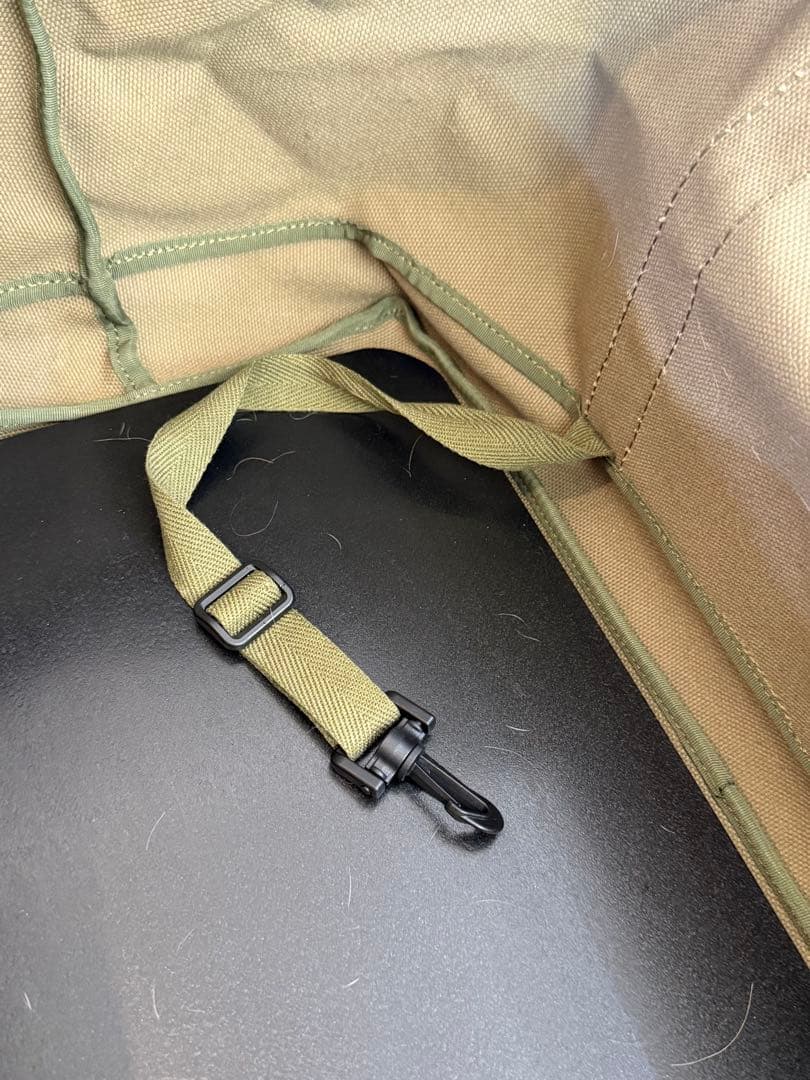 free stitch スクエアトート カーキ Lサイズ ペット用キャリーバッグ